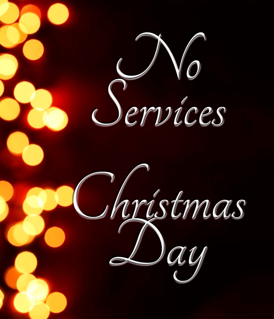 No Christmas Services