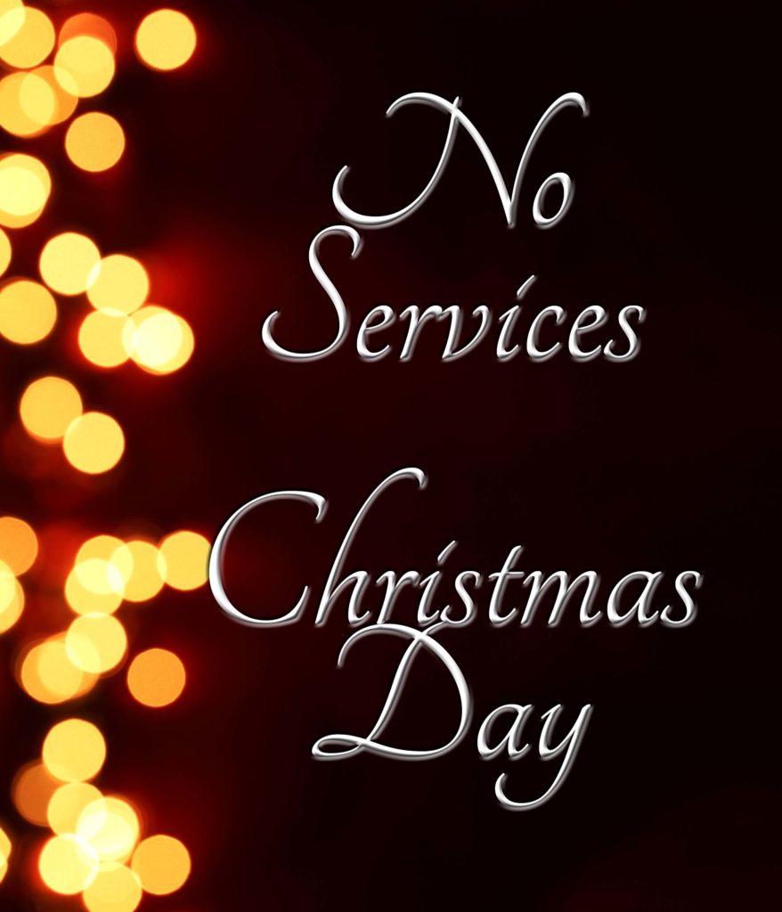 No Christmas Services