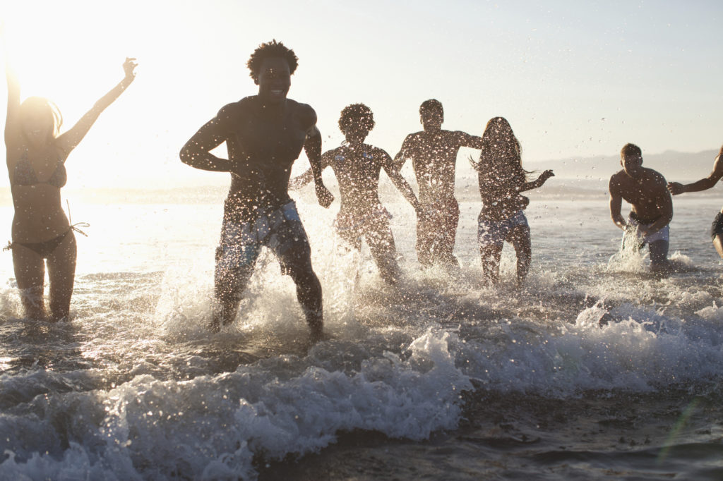 Kids in Surf