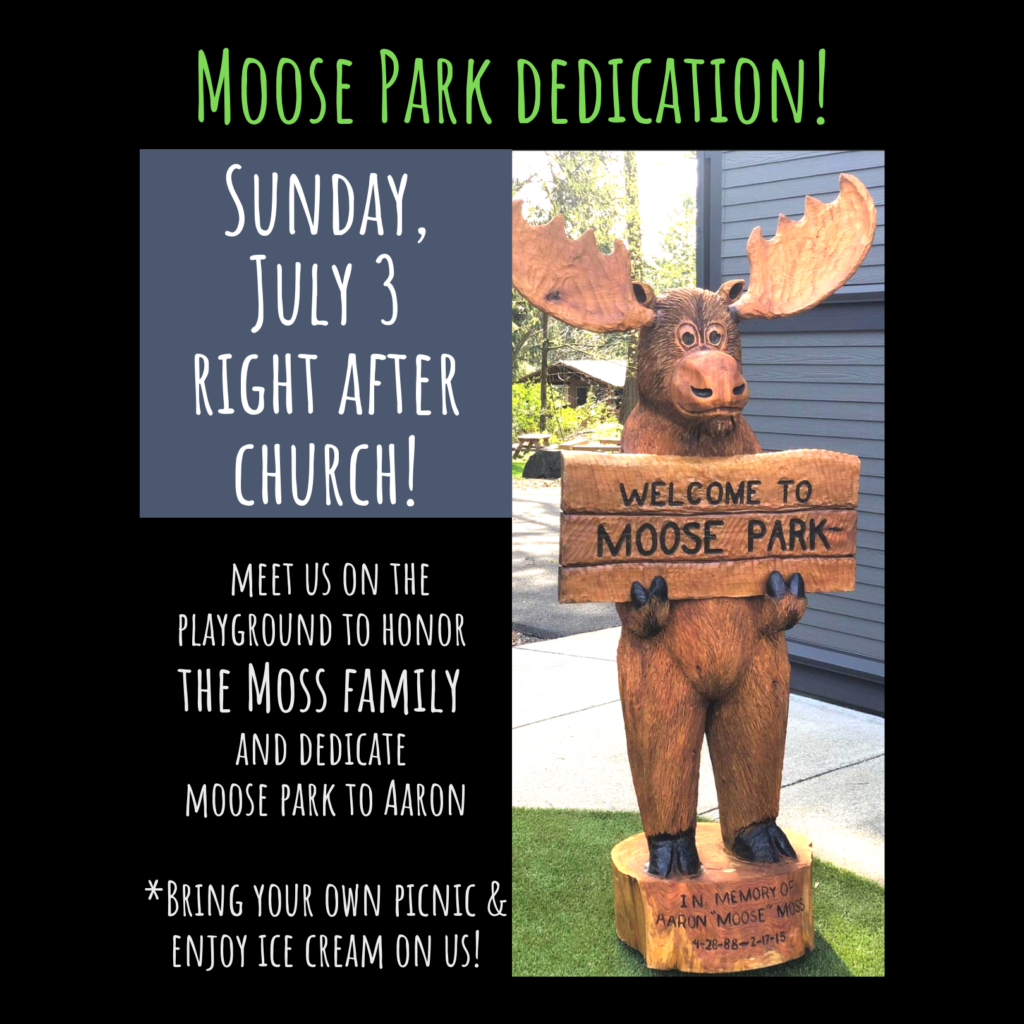 Moose Park Dedication